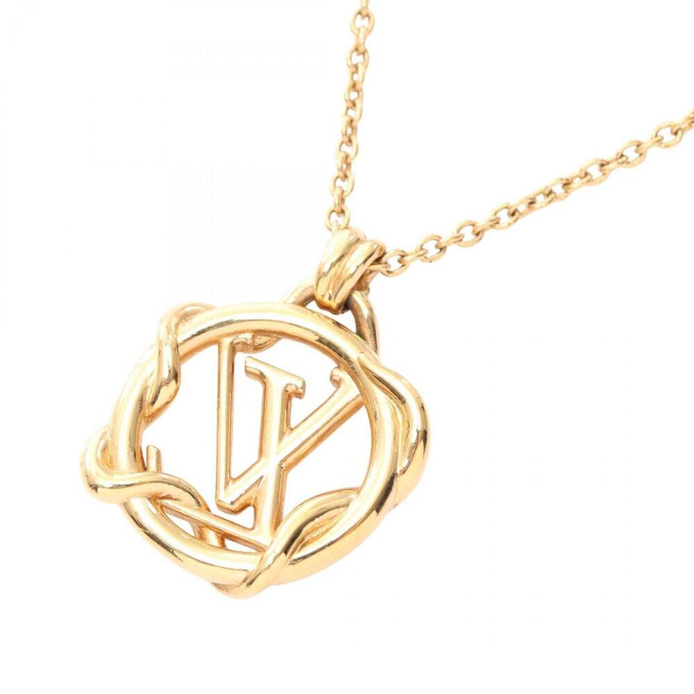 LOUIS VUITTON Gold Necklace - Picture 2 of 10